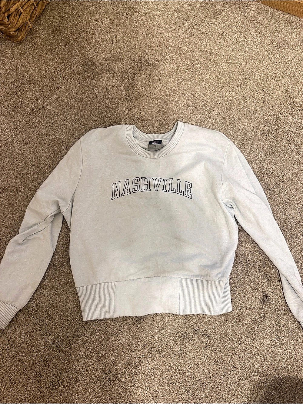 Nashville Graphic Sweatshirt in White